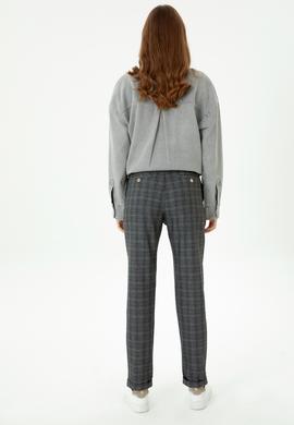 Kadın Gri Pantolon - 50275528003