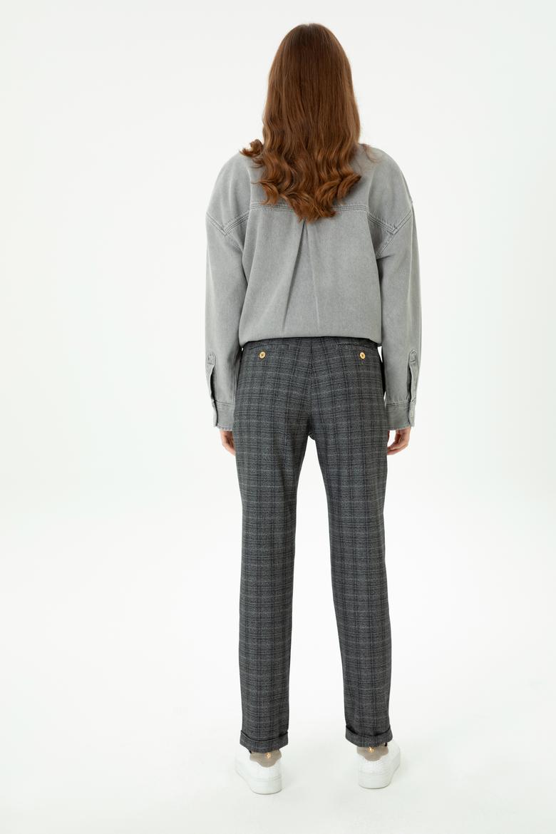 Kadın Gri Pantolon - 50275528003