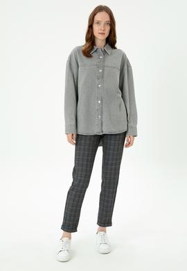 Kadın Gri Pantolon - 50275528003