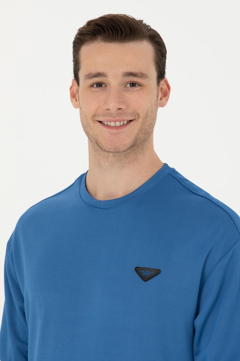 Erkek Saks Sweatshirt