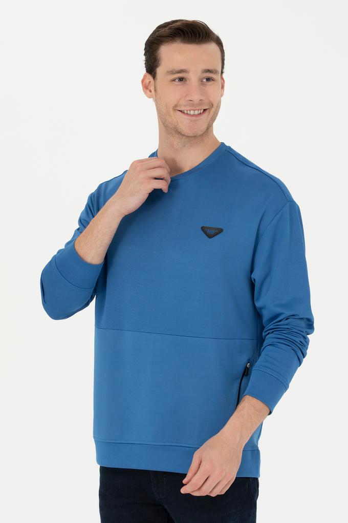 Erkek Saks Sweatshirt