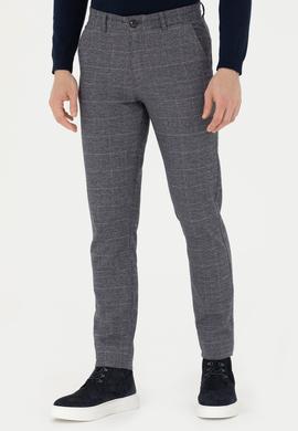 Erkek Lacivert Kanvas Pantolon - 50272269116