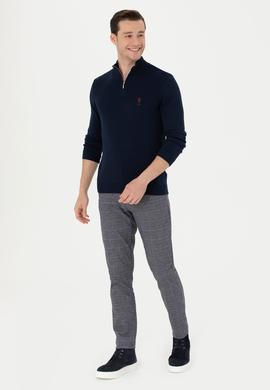 Erkek Lacivert Kanvas Pantolon - 50272269116