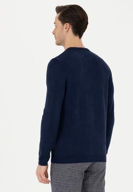 Erkek Lacivert Kazak - 50271000002