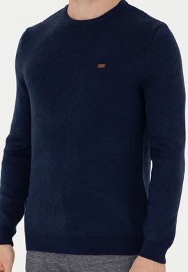 Erkek Lacivert Kazak - 50271000002