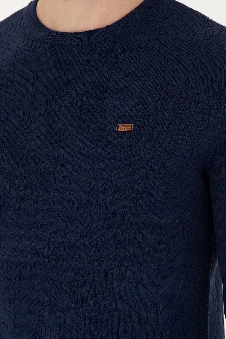 Erkek Lacivert Kazak - 50271000002