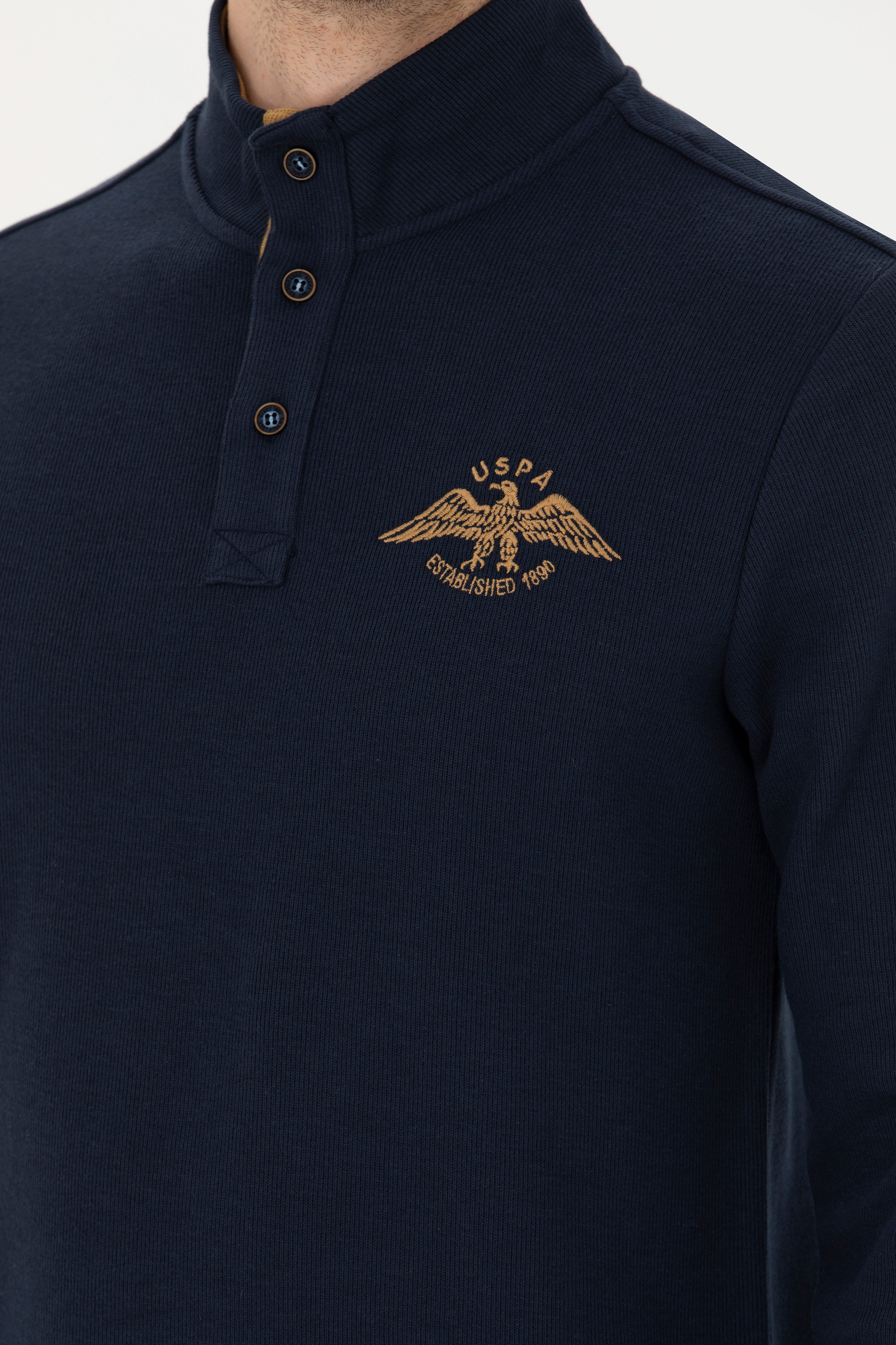 Erkek Lacivert Sweatshirt