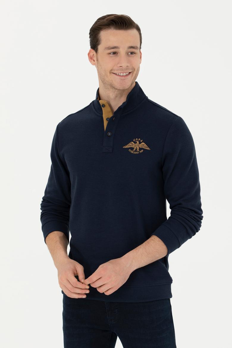 Erkek Lacivert Sweatshirt