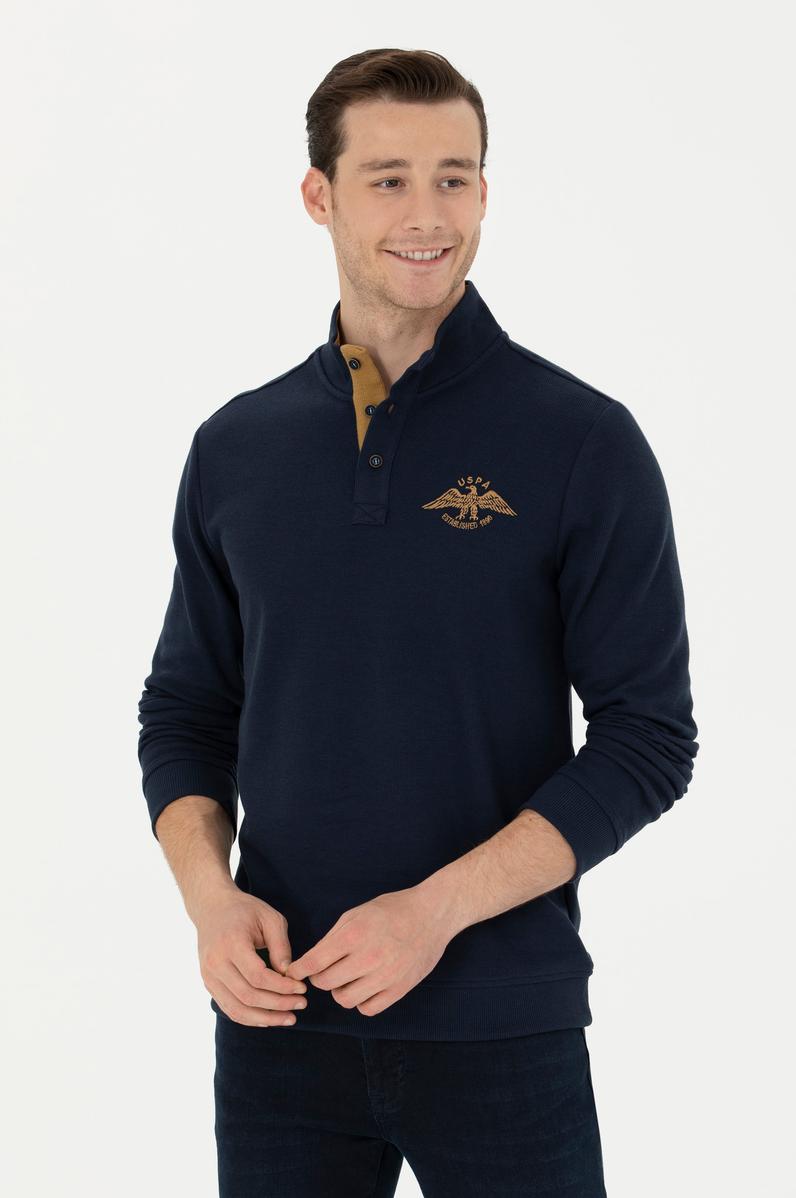 Erkek Lacivert Sweatshirt