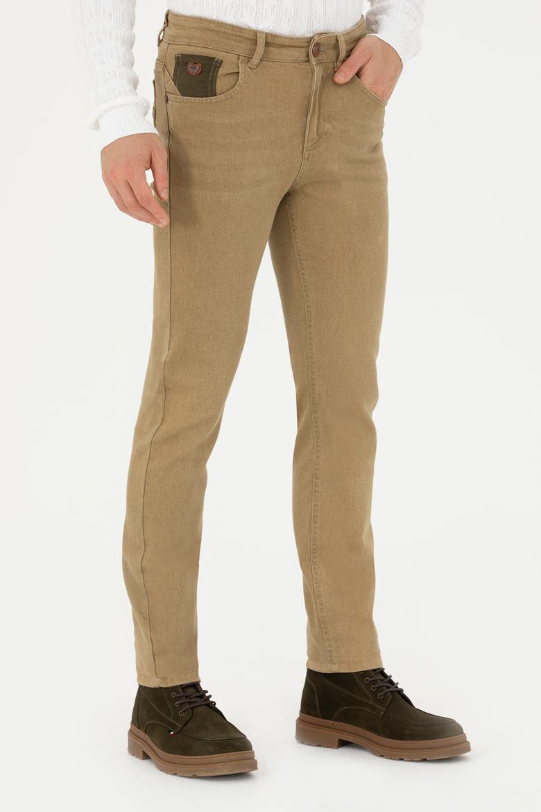 Erkek Haki Jean Pantolon - 50272582038