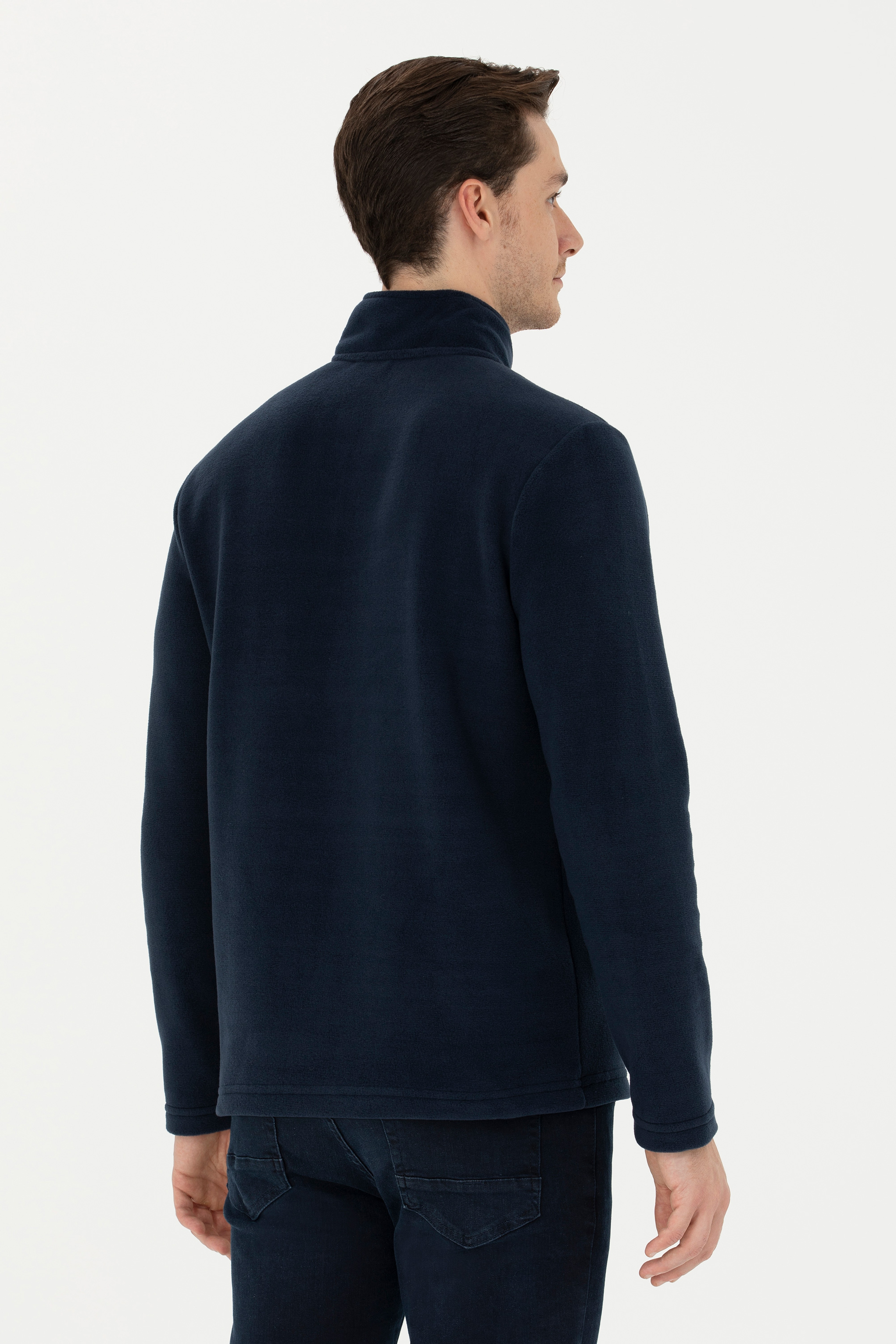 Erkek Lacivert Sweatshirt
