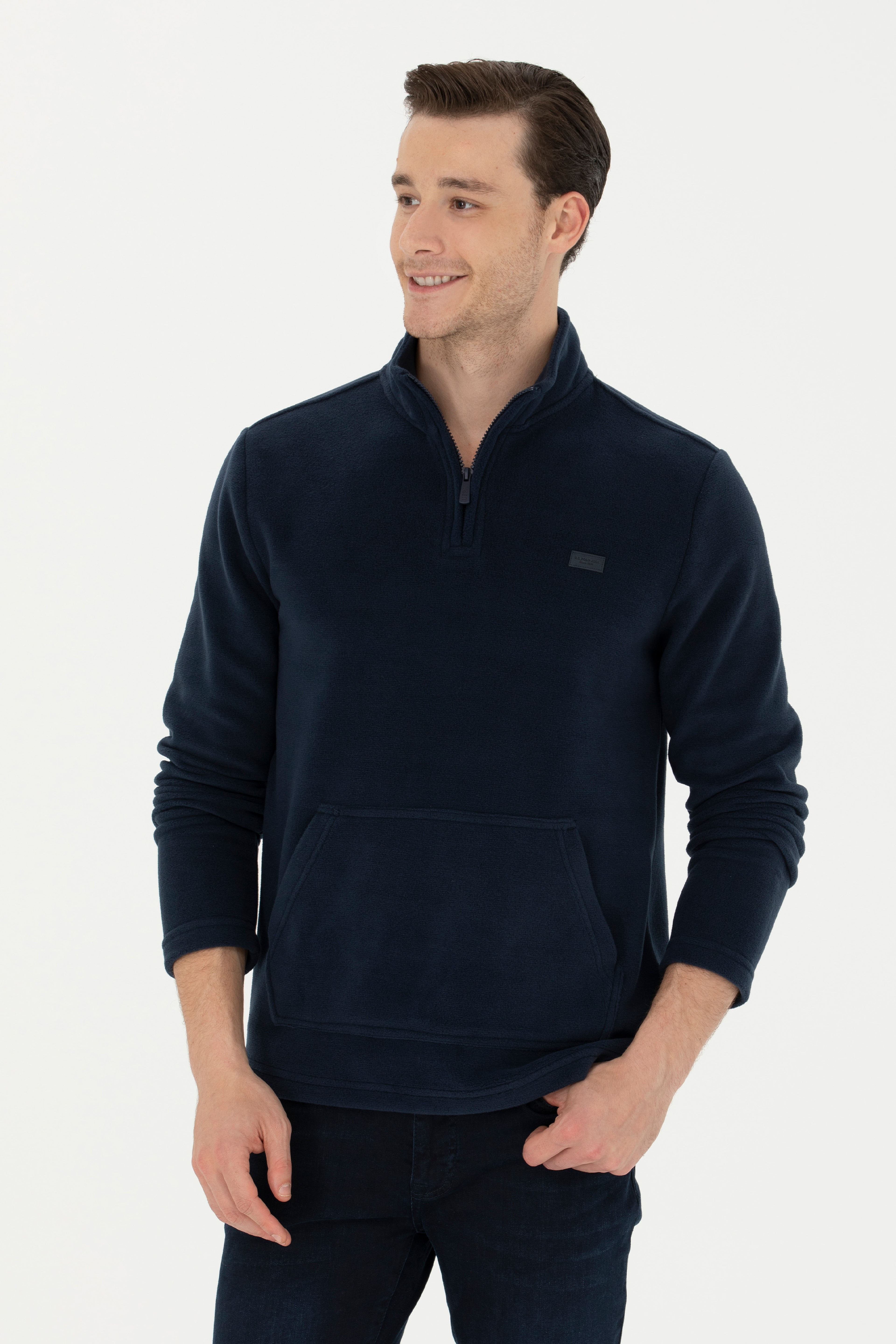 Erkek Lacivert Sweatshirt - Image 1