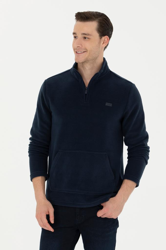 Erkek Lacivert Sweatshirt