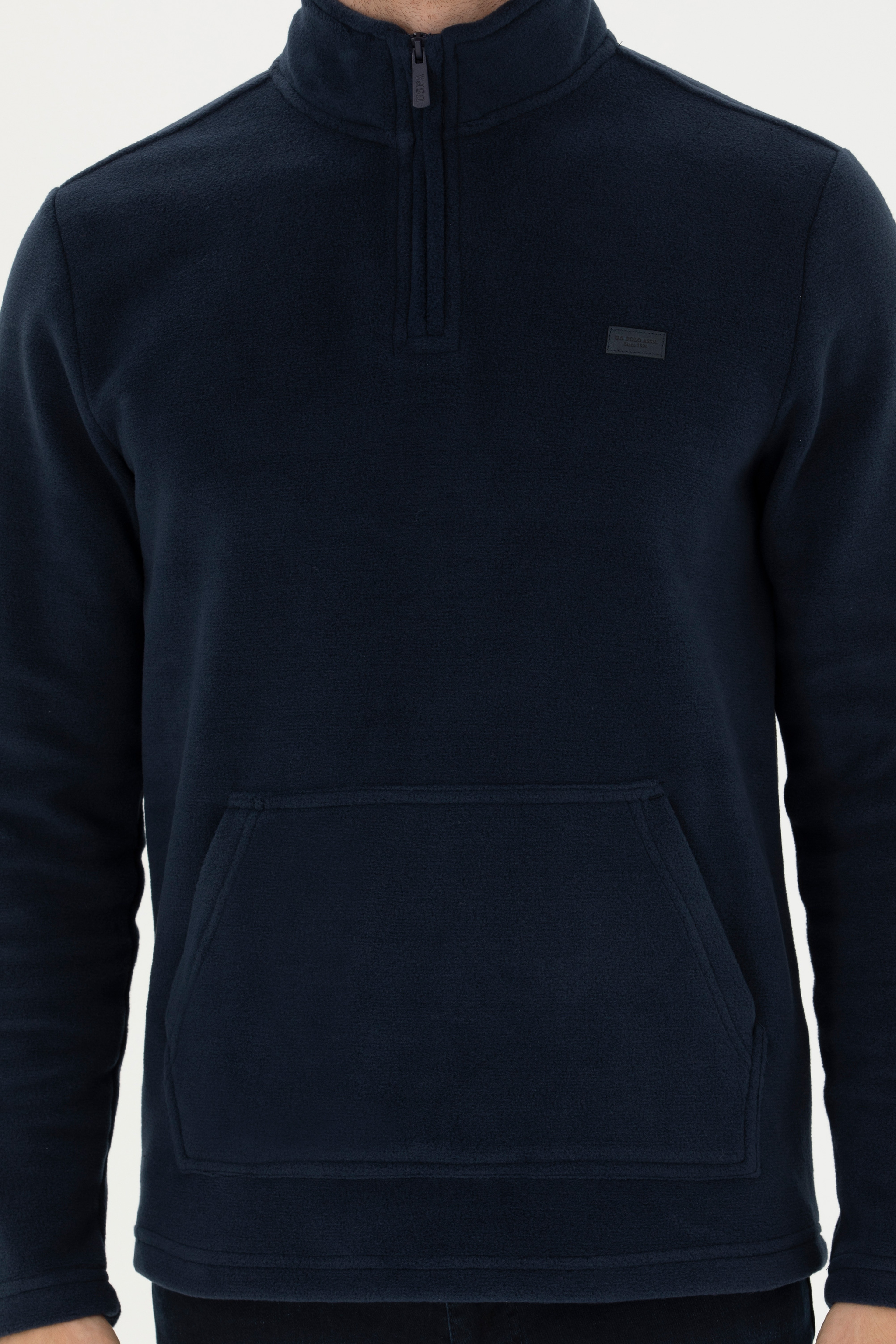 Erkek Lacivert Sweatshirt - Image 6