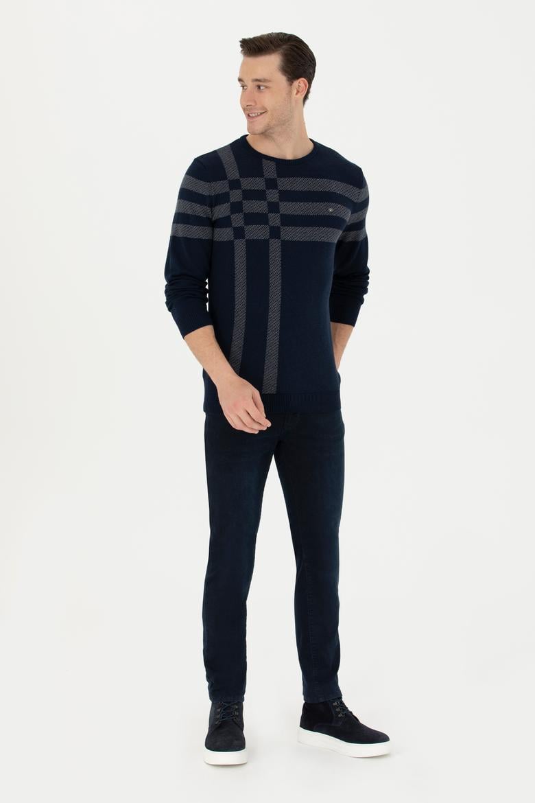 Erkek Lacivert Kazak - 50271010001