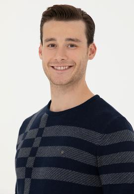 Erkek Lacivert Kazak - 50271010001