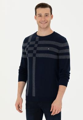 Erkek Lacivert Kazak - 50271010001