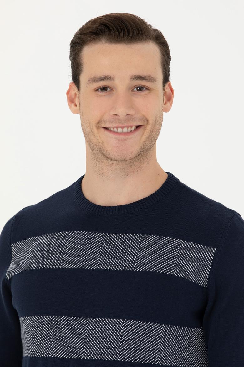 Erkek Lacivert Kazak - 50272113001