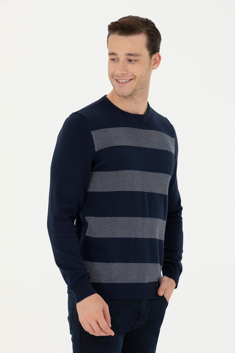 Erkek Lacivert Kazak - 50272113001