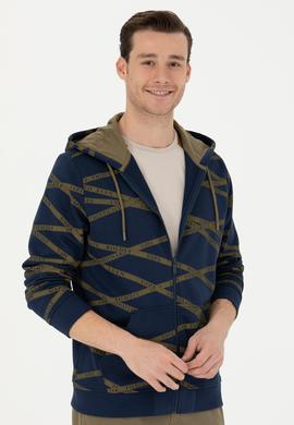 Erkek Lacivert Örme Hırka - 50270865001