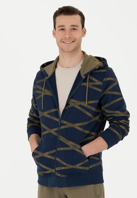 Erkek Lacivert Örme Hırka - 50270865001