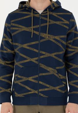 Erkek Lacivert Örme Hırka - 50270865001