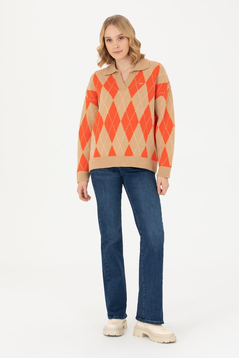 Kadın Koyu Mavi Jean Pantolon