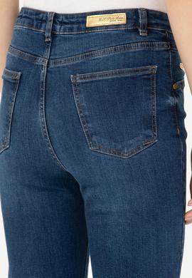 Kadın Koyu Mavi Jean Pantolon - 50272288005