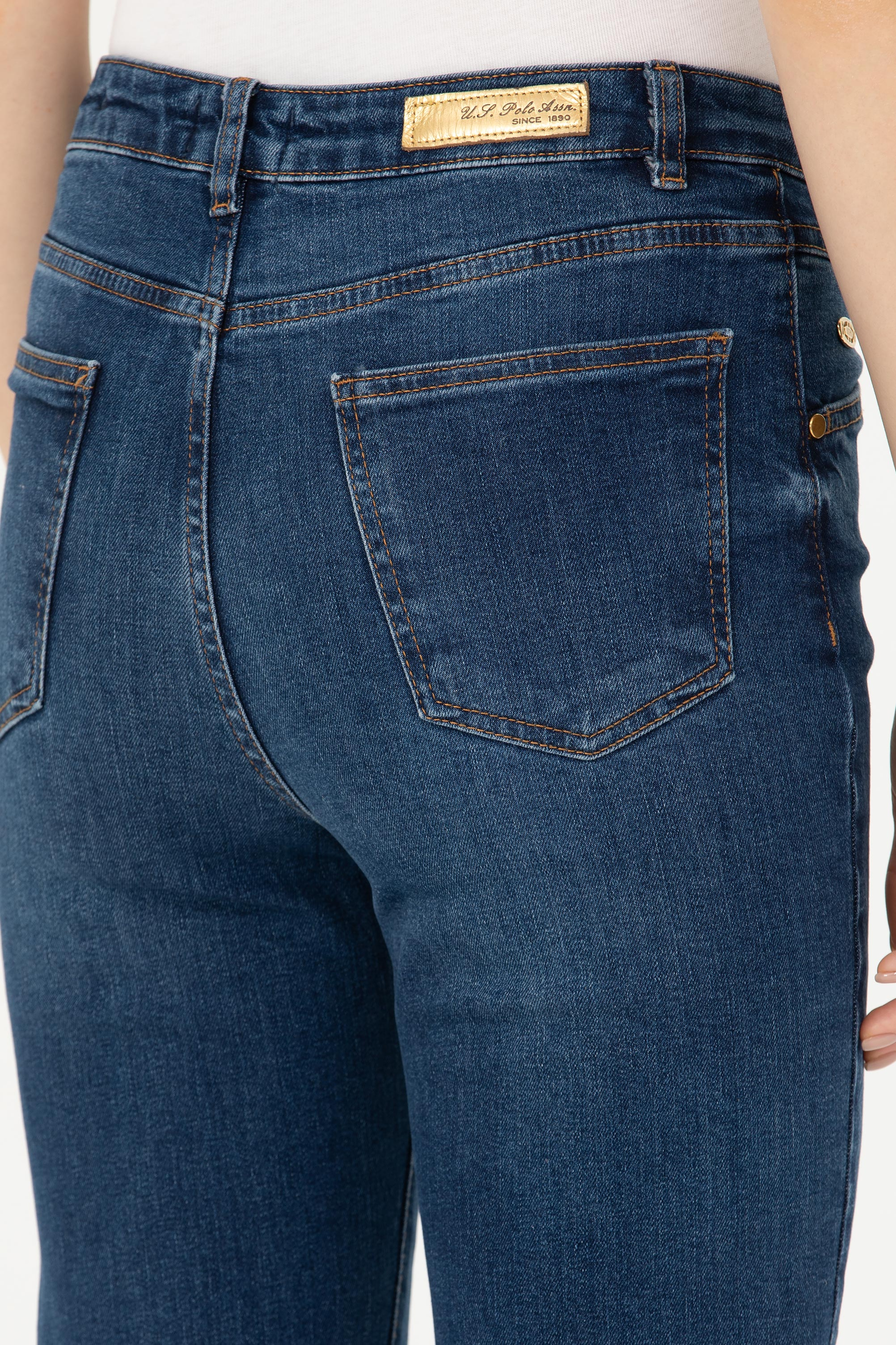 Kadın Koyu Mavi Jean Pantolon - Image 7