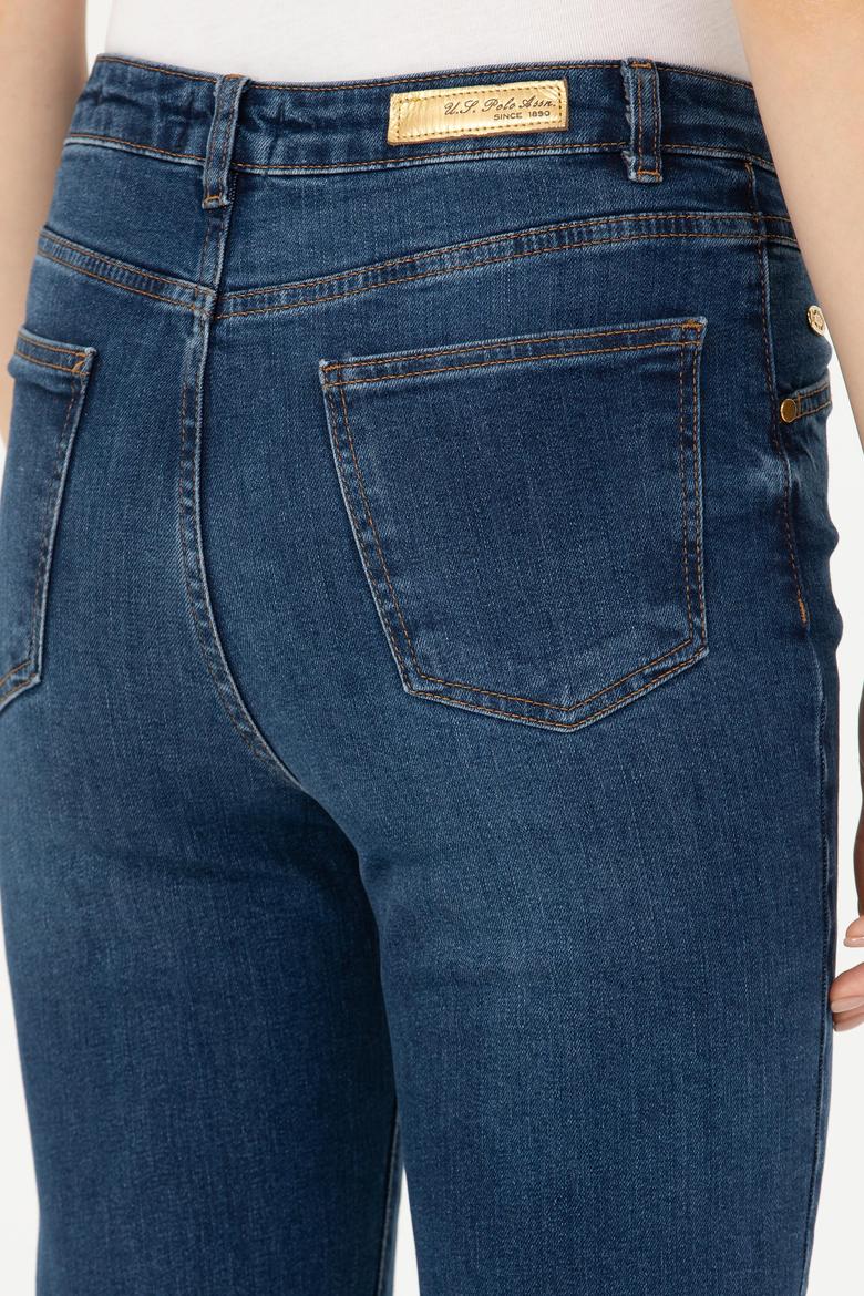 Kadın Koyu Mavi Jean Pantolon - 50272288005