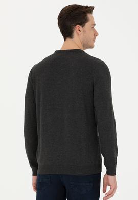 Erkek Antrasit Melanj Kazak - 50271031032