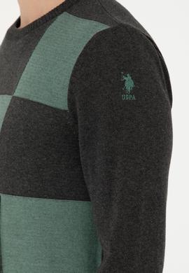 Erkek Antrasit Melanj Kazak - 50271031032