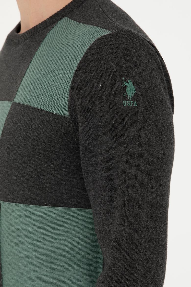 Erkek Antrasit Melanj Kazak - 50271031032