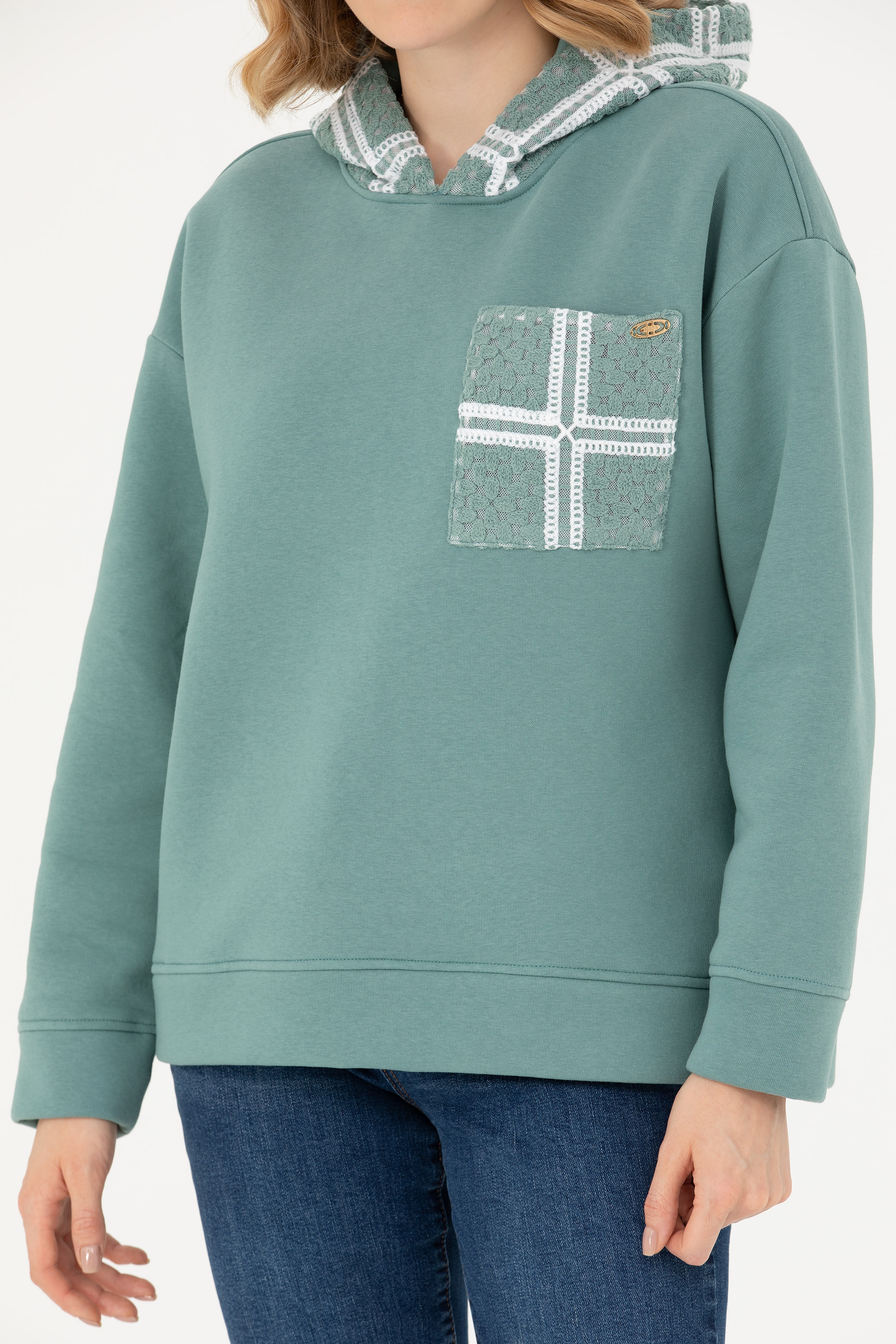 Kadın Mint Sweatshirt