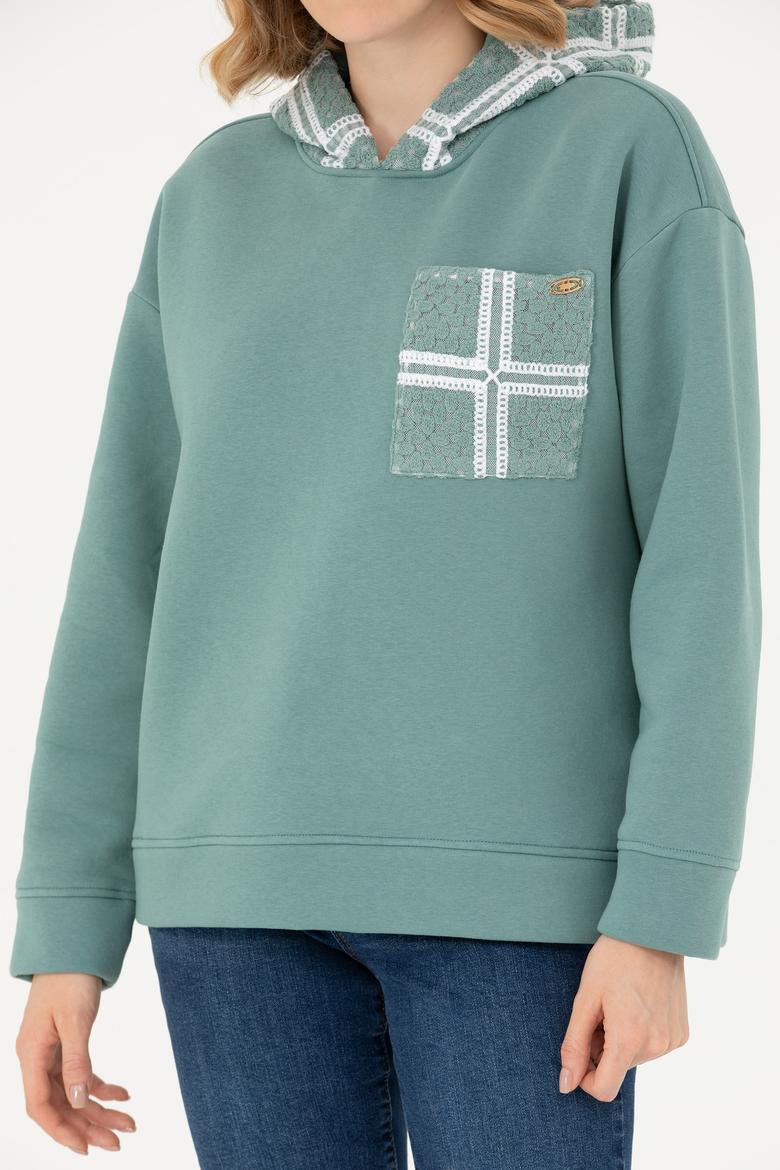 Kadın Mint Sweatshirt - 50272151012