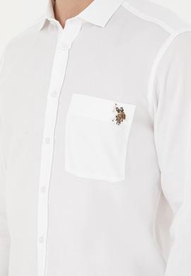 Erkek Beyaz Uzun Kollu Gömlek - 50272708024