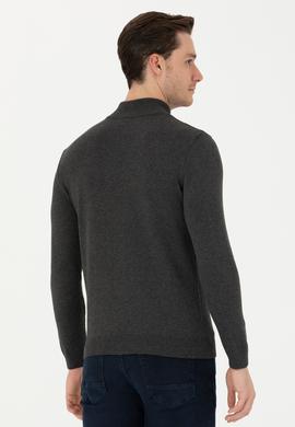 Erkek Antrasit Melanj Kazak - 50277114010