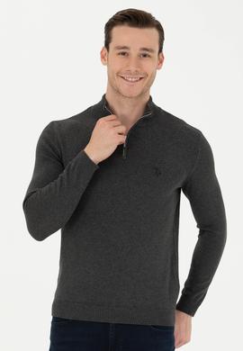 Erkek Antrasit Melanj Kazak - 50277114010