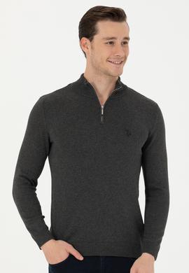 Erkek Antrasit Melanj Kazak - 50277114010