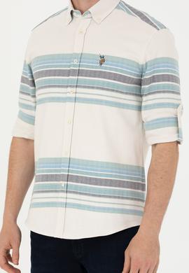 Erkek Taş Uzun Kollu Gömlek - 50272374028