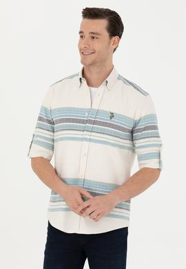 Erkek Taş Uzun Kollu Gömlek - 50272374028