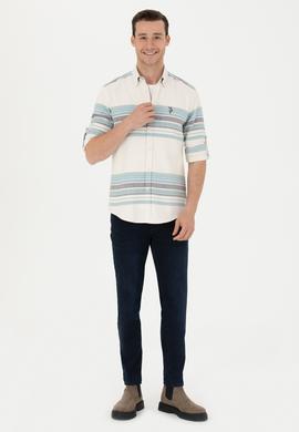 Erkek Taş Uzun Kollu Gömlek - 50272374028