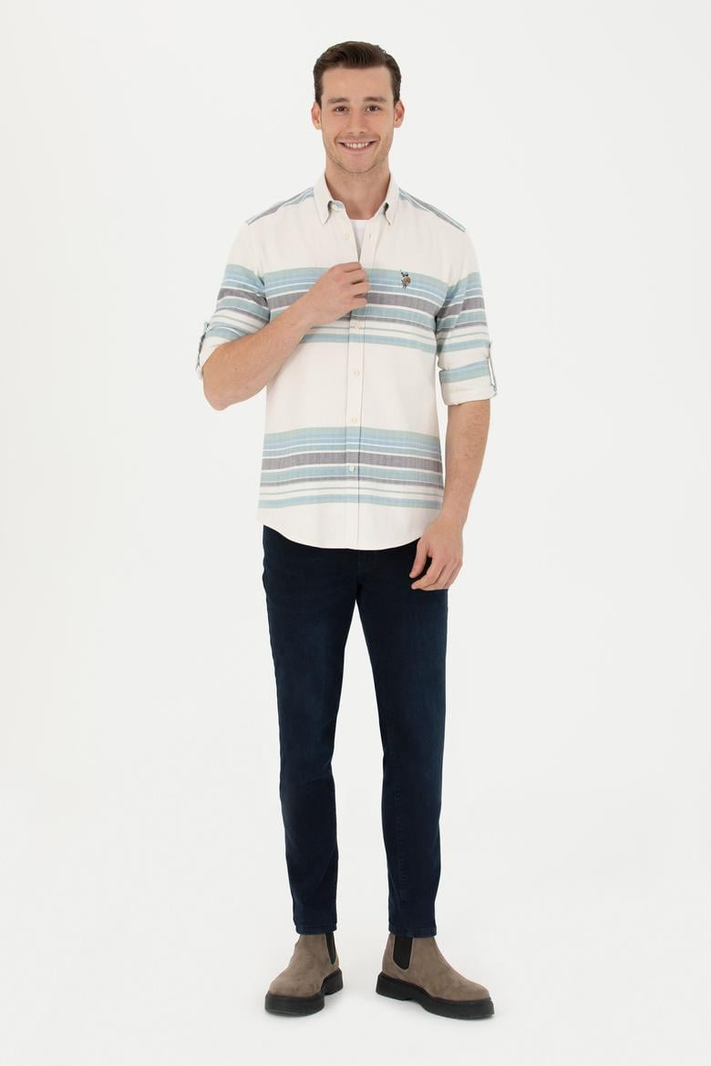 Erkek Taş Uzun Kollu Gömlek - 50272374028