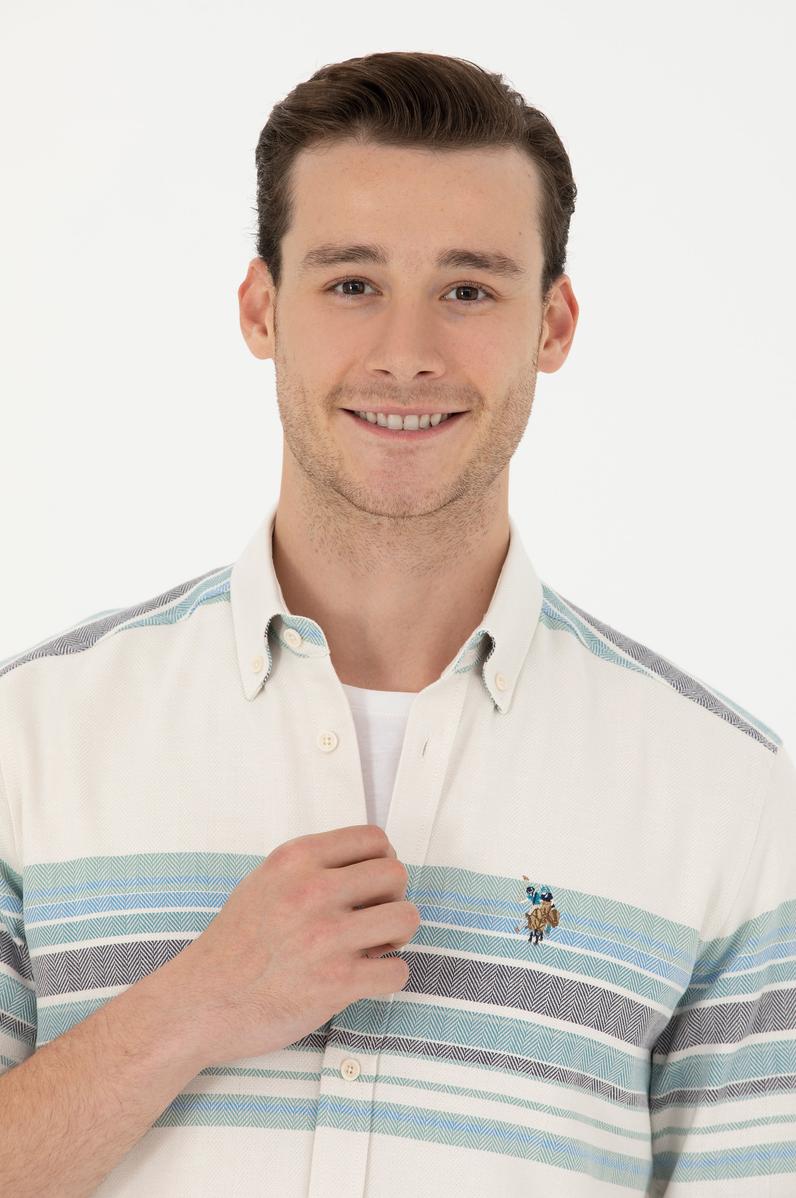 Erkek Taş Uzun Kollu Gömlek