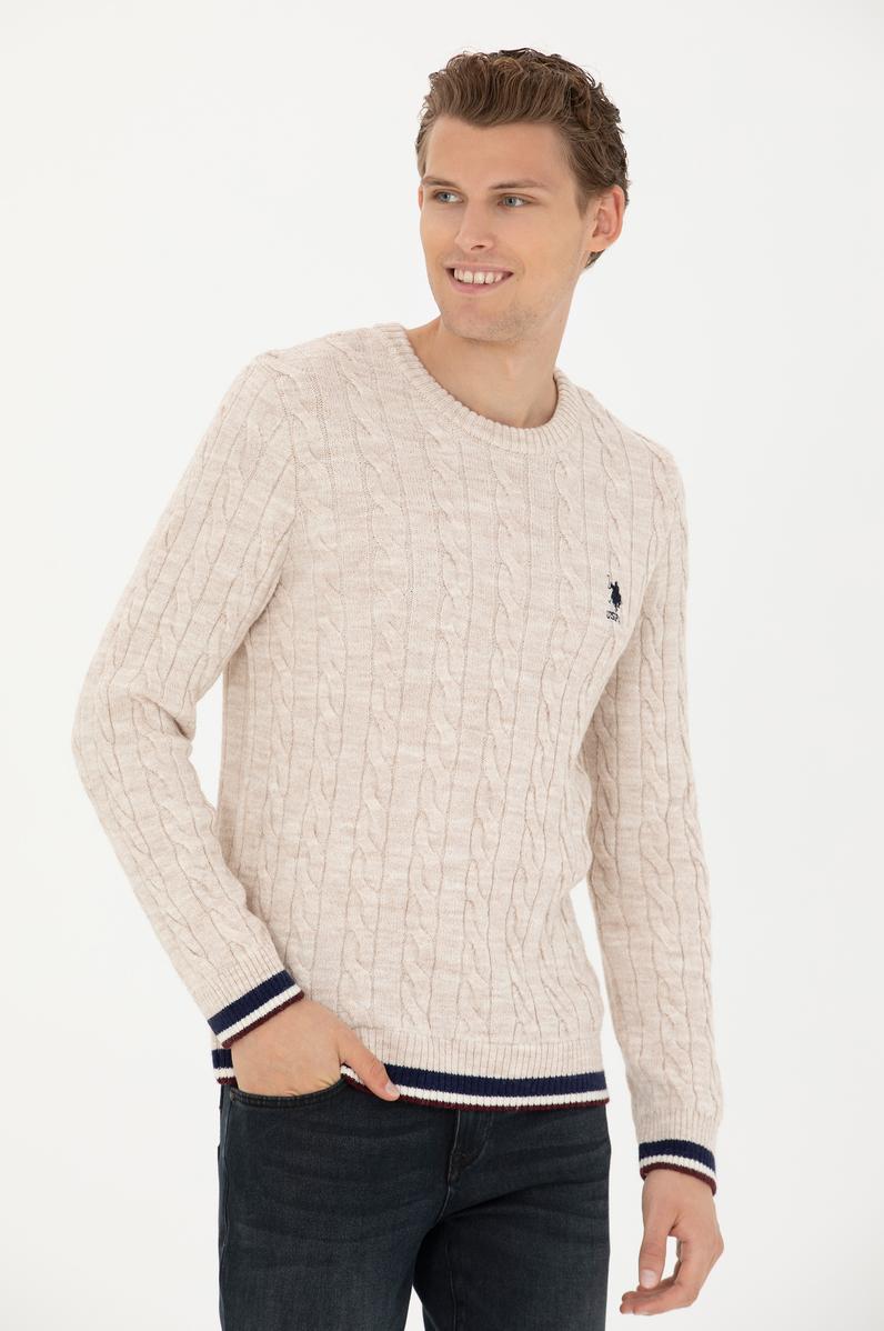 Erkek Krem Melanj Kazak