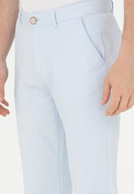 Erkek Açık Mavi Kanvas / Chino Pantolon - 50266089014