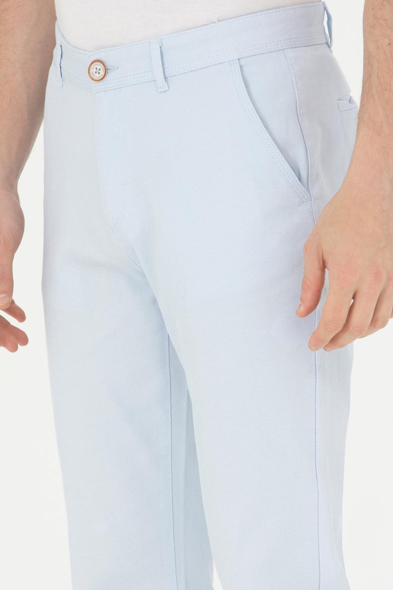 Erkek Açık Mavi Kanvas / Chino Pantolon - 50266089014