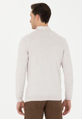 Erkek Taş Melanj Basic Kazak - 50268937057