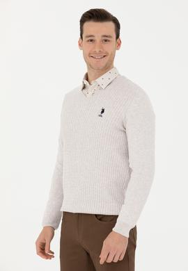 Erkek Taş Melanj Basic Kazak - 50268937057