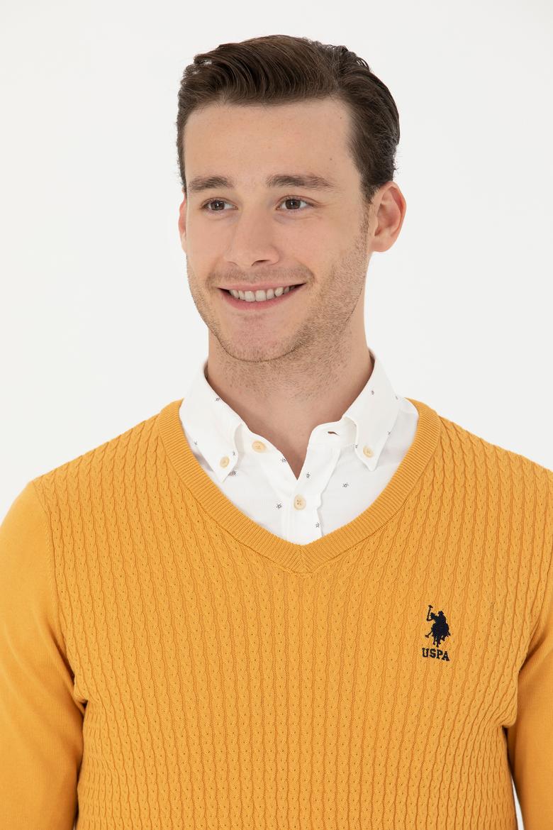 Erkek Hardal V Yaka Kazak - 50268937084